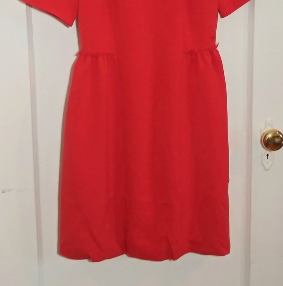 NWOT Sz 2 "Dear Drew" 5th Ave red tulip dress - Picture 3 of 5